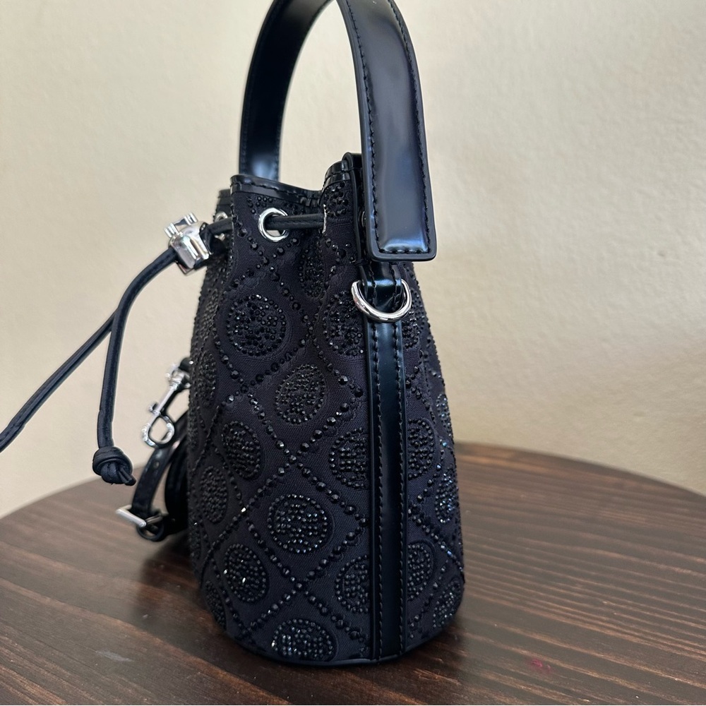 Tory Burch Mini T Monogram Hotfix Bucket Bag - Picture 6 of 13